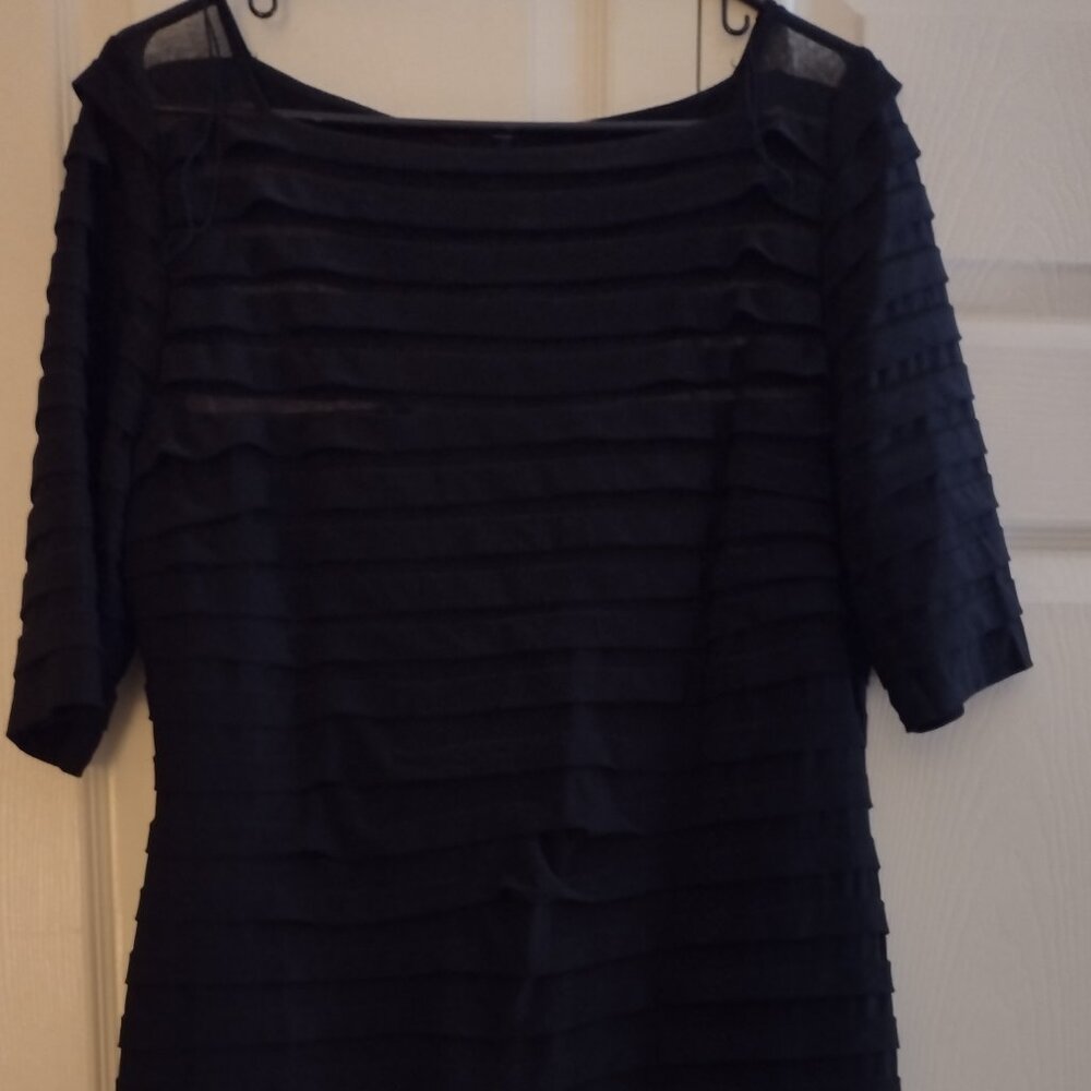 Black Ribbed Dress